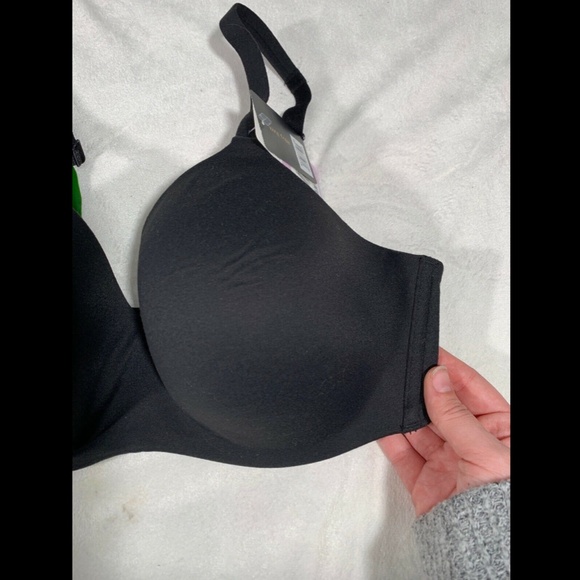 NWT! Wacoal How Perfect No-Wire Contour Bra 36D BLACK‎ - Picture 4 of 8